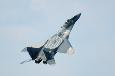 Poolse Mig-29 optrekkend