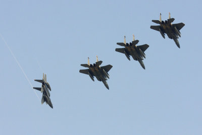 ANG F-15s in de break