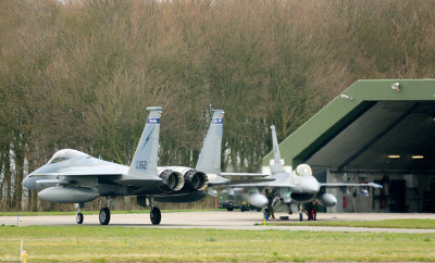 Florida ANG F-15C & Nederlandse F-16