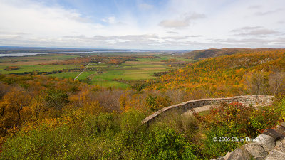 Champlain Lookout in the Fall