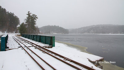 Snowy Day by the Tracks III