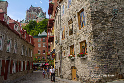 Chateau Frontenac from lower Quebec