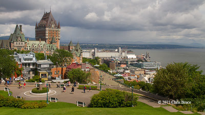 Quebec City from the Citadelle