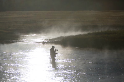Fisherman at sunrise