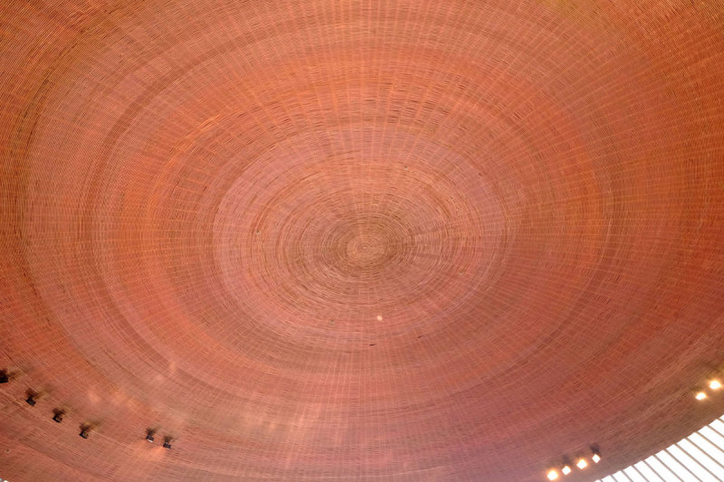 Copper roof of the church