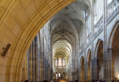 Nave of St Vitus Cathedral