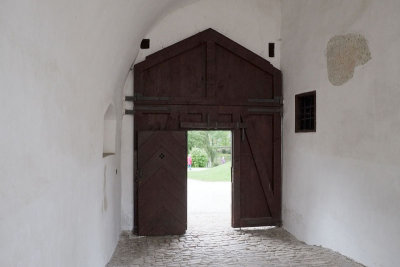 Castle door from the inside