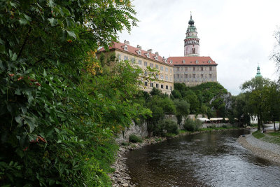 The castle above the Vltava river