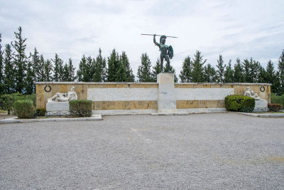 Monument to the battle of Thermopylae