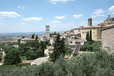 View over Assisi