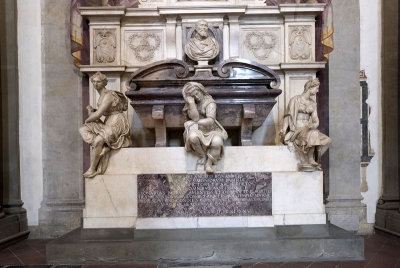 Detail of tomb of Michelangelo