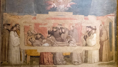 Giotto Death and Ascension of St. Francis