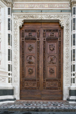 The main portal of the church