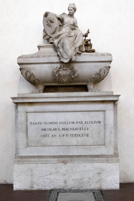 Tomb of Niccolò Machiavelli 1469-1527