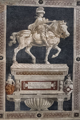 Trompe l'oeil of Niccolo da Tolentino