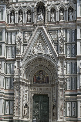 Detail of central door