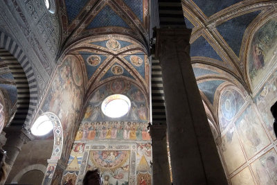 Church ceiling and wall