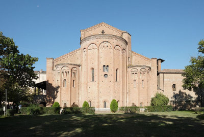 Rear view of the Abbey