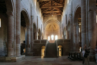 The apse of the church