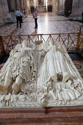 Tomb of Ludovico Sforzo (di Moro) Duke of Milan and Beatrice d'Este