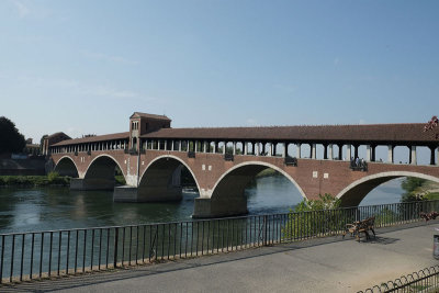Ponte Coperto over the Ticino, 1951