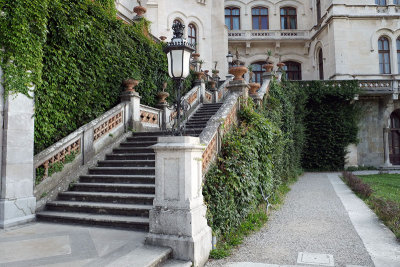 Stairs from the garden