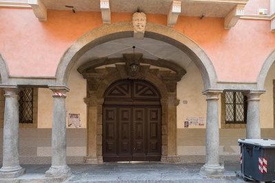 A door of the university
