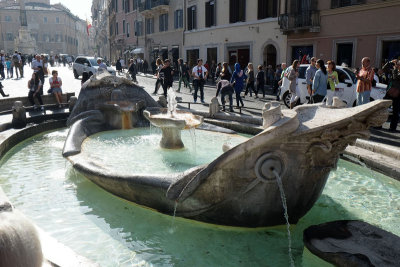 Fontana della barcaccia 1627
