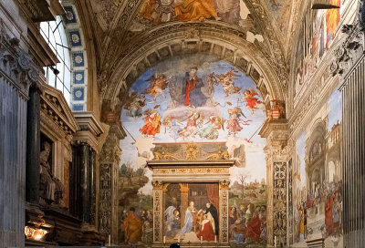 Carafa chapel, frescoes by Filippo Lippi
