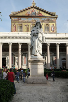 Front of the Basilica of Saint Paul Outside the Walls