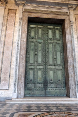 The doors to the Archbasilica of St John Lateran
