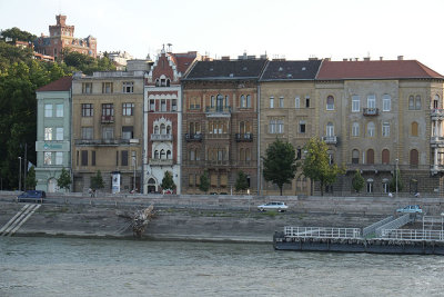 Buildings by the Danube on Buda side