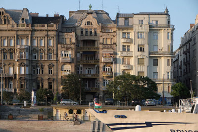 Buildings by the Danube