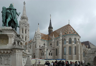 The back of the church