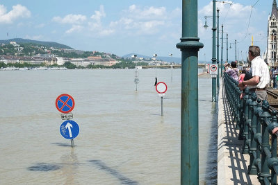 Flooding Danube