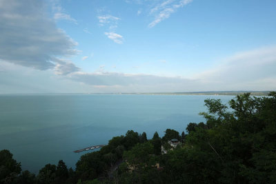 Balaton view from the abbey