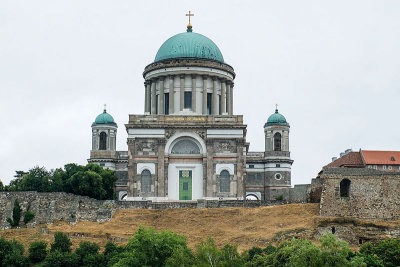 Esztergom Cathedral as seen from the Danube