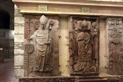Toombstones of 15th century cardinals