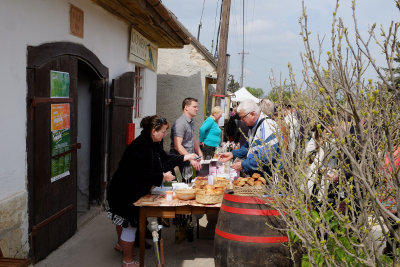 Pogácsa, strudel and wine sales