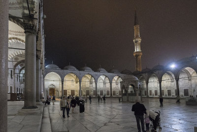Blue Mosque arcaded forecourt