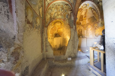 Cave church frescoes