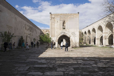 Archway to the covered courtyard