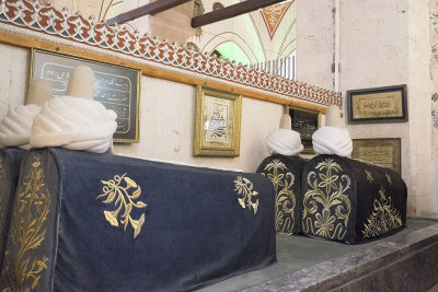 Coffins of dervishes