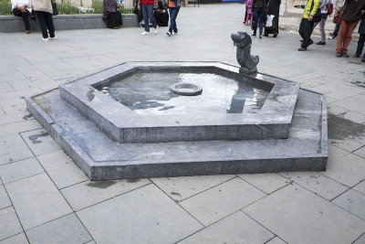 Fountain in the courtyard