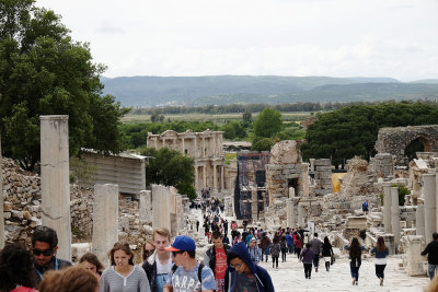 View to The Library of Celsus 