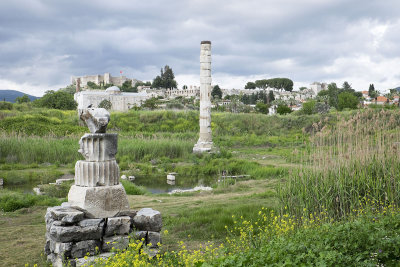 Site of the Temple of Artemis in the town of Selçuk, near Ephesus.