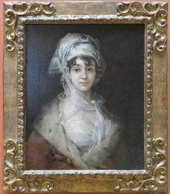 Portrait of actress Antonia Zarate - Goya 1810-1811