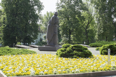 The statue of Adam Mickiewicz
