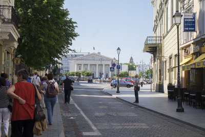 Vilnius street towards Town Hall
