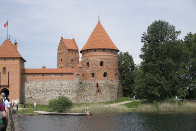 Forecastle wall and corner tower